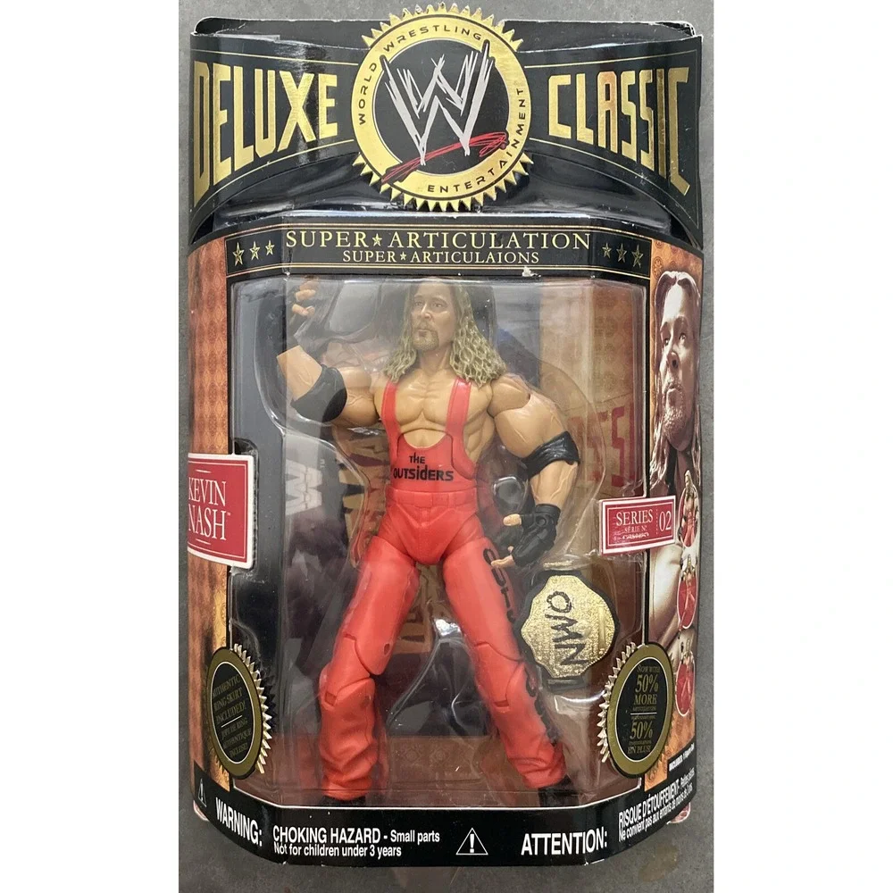 WWE Deluxe Classic Superstars Series 2 Kevin Nash Wrestling Figure‎ Jakks New